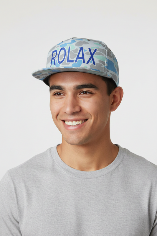 Camo Gramps Rogers Cap - 258PGRAMPSROYALSTEXT