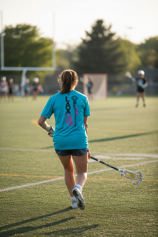 Lacrosse Neon Lax Girl Youth Tee - YST350NEONLAXGIRL