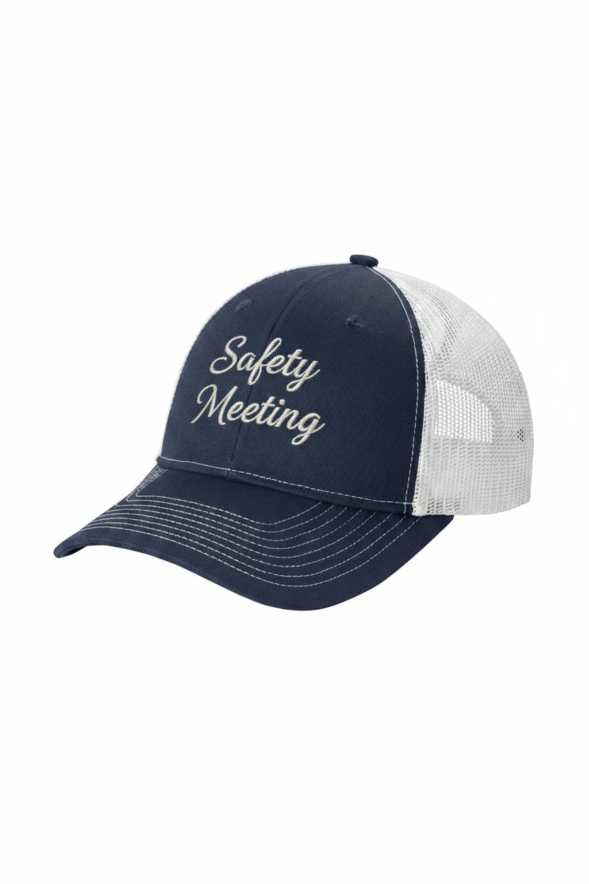 Safety Meeting Ponytail Cap - SULC401SAFEMEET