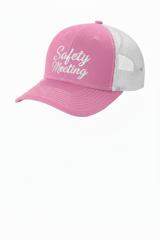 Safety Meeting Ponytail Cap - SULC401SAFEMEET