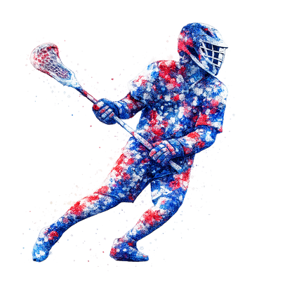 Lacrosse Graffiti Boy Adult Nike T-Shirt - SUNKDX8730SILGRAF