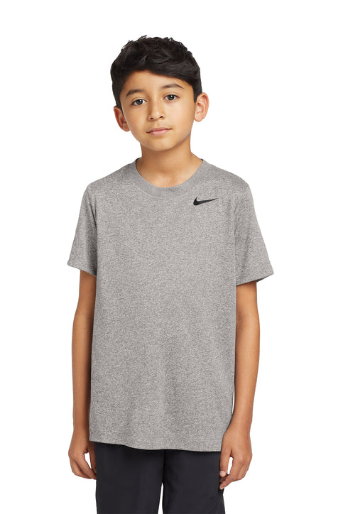 Lacrosse Outline Youth Nike T-Shirt - SUDV7317STICKHELMOUT