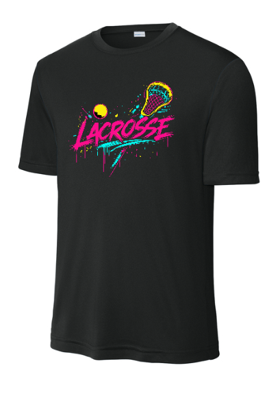 Retro Lacrosse Moisture Wicking Adult Tee - ST35090SLACROSSE