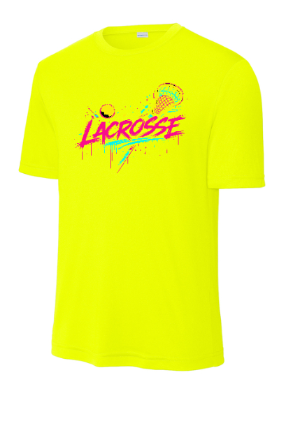 Retro Lacrosse Moisture Wicking Youth Tee - YST35090SLACROSSE