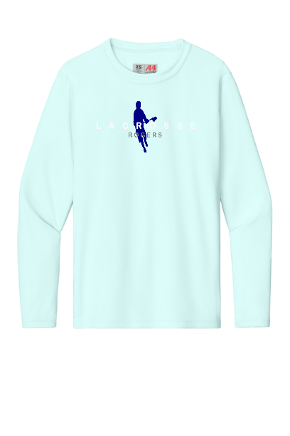 Rogers Lacrosse Boys Long Sleeve Tee - RLA4NB3165RLBSILH