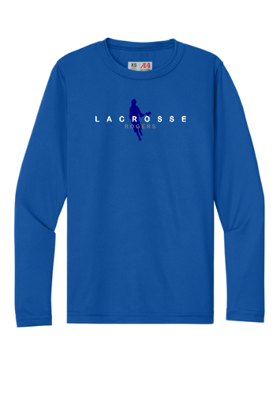 Rogers Lacrosse Boys Long Sleeve Tee - RLA4NB3165RLBSILH