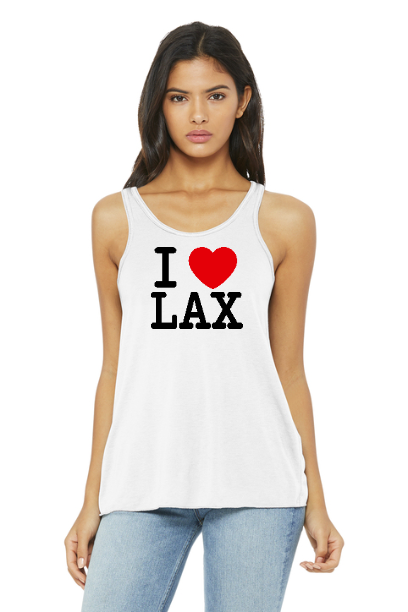 I Love Lax Women's Tank- BC8800ILOVELAXNY