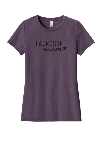 Lacrosse Mom Heart Women's Tee - SUDM108LMOHRTFULL