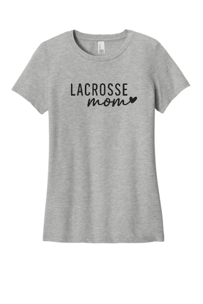 Lacrosse Mom Heart Women's Tee - SUDM108LMOHRTFULL