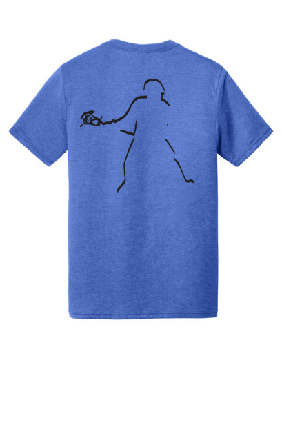 Lacrosse Shadow V-Neck Tee - DT1350Shadow
