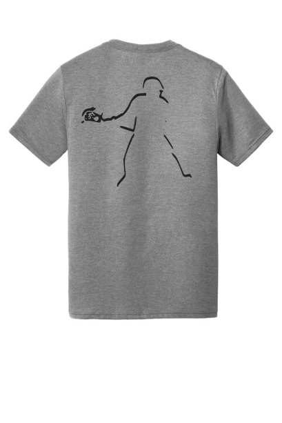 Lacrosse Shadow V-Neck Tee - DT1350Shadow