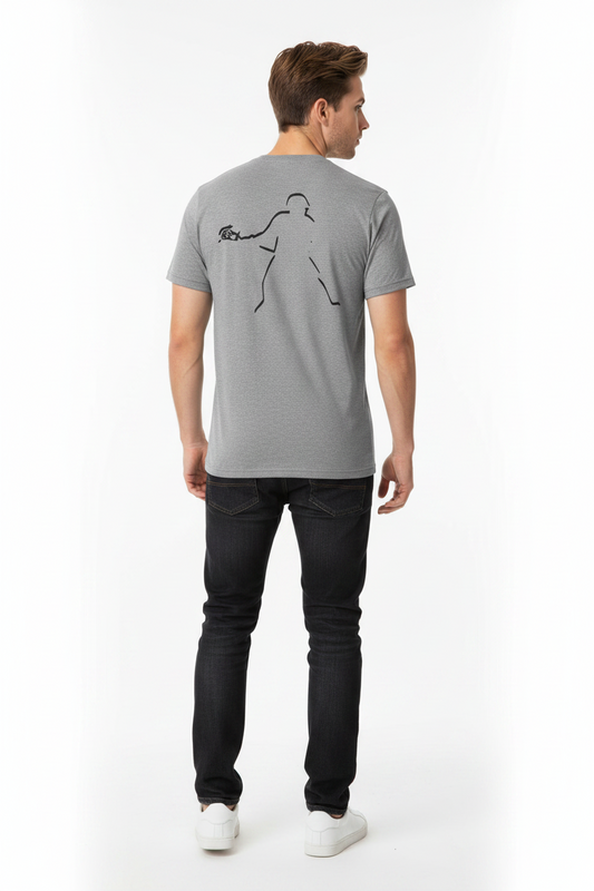 Lacrosse Shadow V-Neck Tee - DT1350Shadow