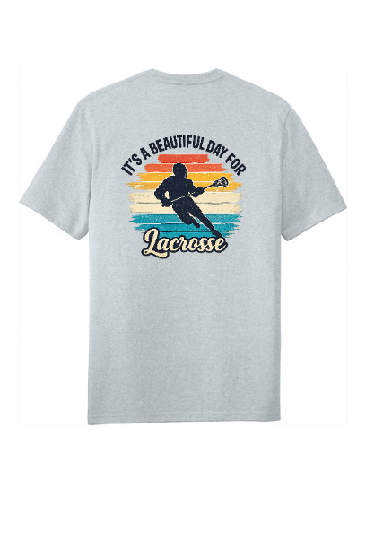 Lacrosse "It's A Beautiful Day" Adult T-Shirt - SUDT8000BEAUT