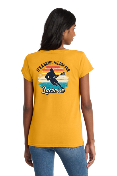 Lacrosse "It's A Beautiful Day" Women's T-Shirt - SUDT8001BEAUT