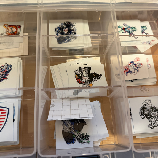 Lacrosse Collector Sticks Up Stickers