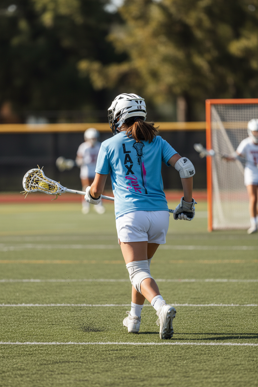 Lacrosse Neon Lax Girl Youth Tee - YST350NEONLAXGIRL
