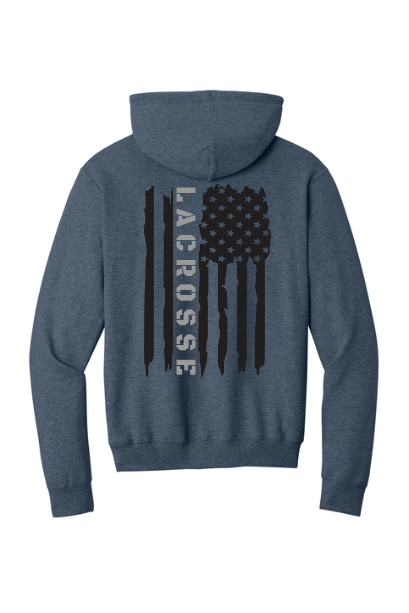 Lacrosse Flag Hoodie - SUPC78HLAXFLAG