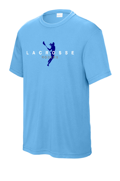 Rogers Lacrosse Adult Moisture Wicking Girls Tee - RLST350GSILH