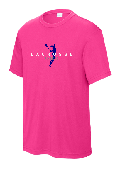 Rogers Lacrosse Adult Moisture Wicking Girls Tee - RLST350GSILH