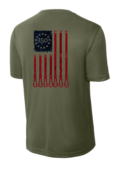 America's 250th Birthday Lacrosse Youth Tee - YST350SU250