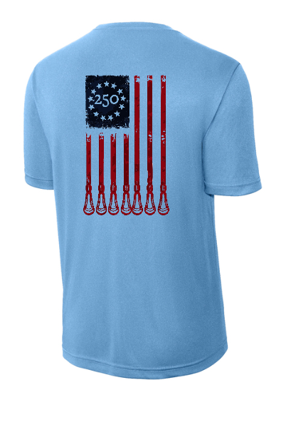 America's 250th Birthday Lacrosse Youth Tee - YST350SU250