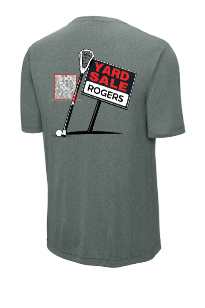 Lacrosse Yard Sale Moisture Wicking Adult Tee - SUST350YRD