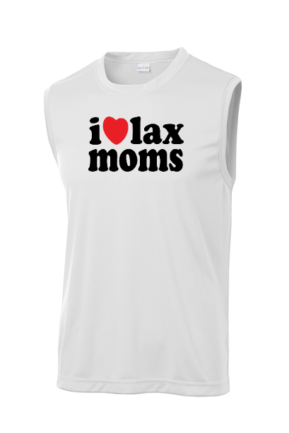 Lacrosse I Love Lax Mom/Dad Adult Sleeveless - ST352IHRTLAX
