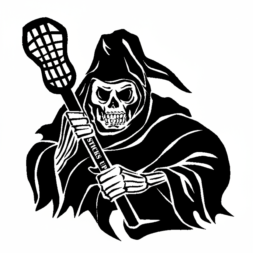 Lacrosse Collector Sticks Up Stickers