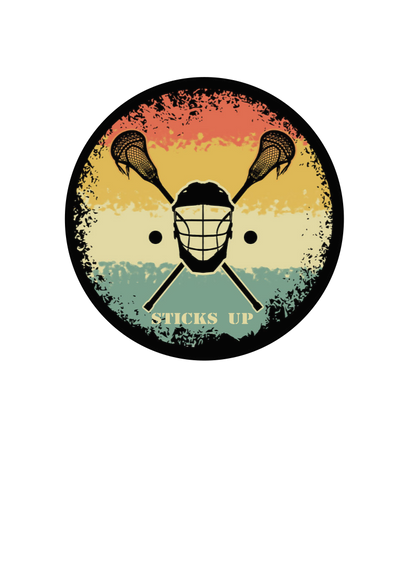Lacrosse Collector Sticks Up Stickers