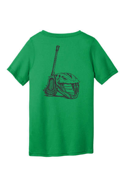 Lacrosse Outline Youth Nike T-Shirt - SUDV7317STICKHELMOUT