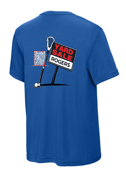 Lacrosse Yard Sale Moisture Wicking Youth Tee - SUYST350YRD