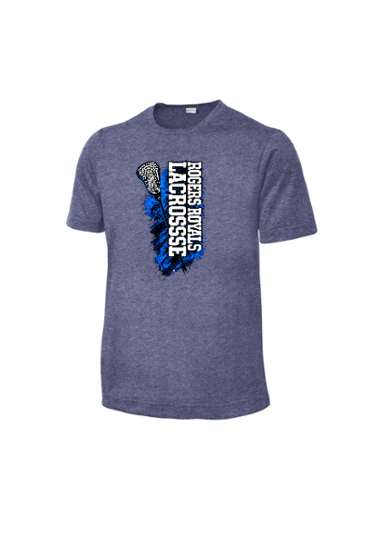 RHS Lacrosse Paint T-Shirt RHSST360RHSBLUEPAINT