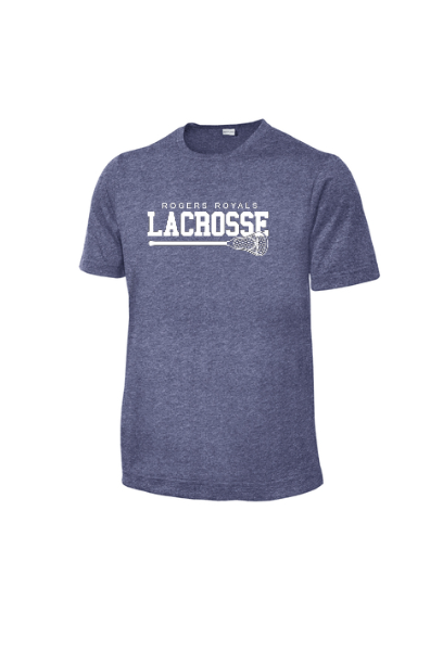 RHS Lacrosse Stick Adult T-Shirt RHSST360ROYSTICK