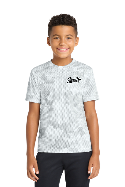 Lacrosse Shooter Camo Adult Shirt - SUST370SCRIPSHLD