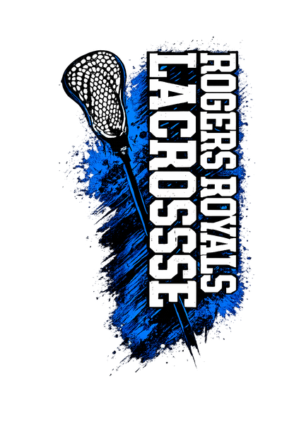 RHS Lacrosse Paint T-Shirt RHSST360RHSBLUEPAINT